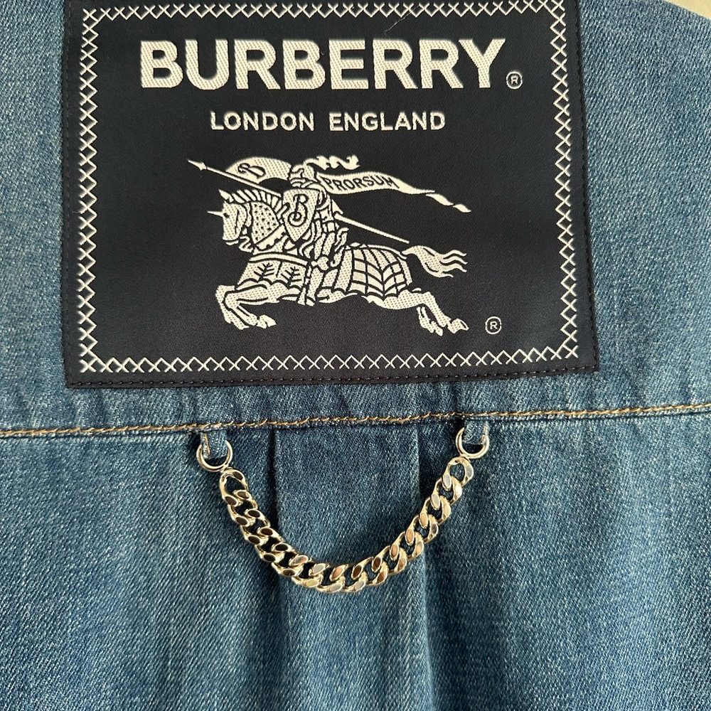 Burberry Women’s Denim Shirt in Blue